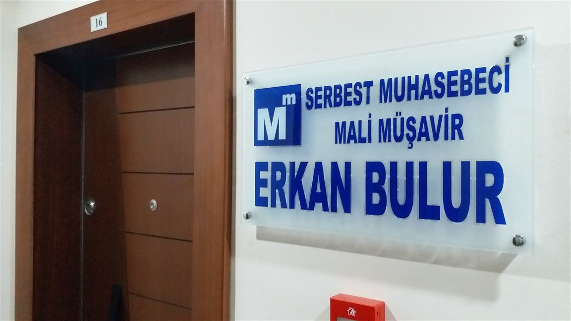 Dekoratif Kapı Tabelası